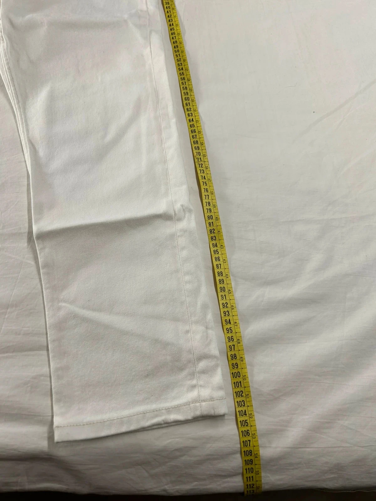 Rechte pas tex witte jeans – photo 4